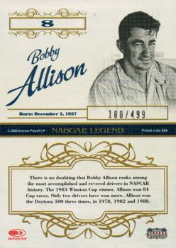 2008 Donruss Americana Celebrity Cuts #8 Bobby Allison Back