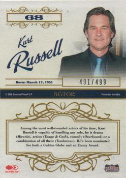 2008 Donruss Americana Celebrity Cuts #68 Kurt Russell Back