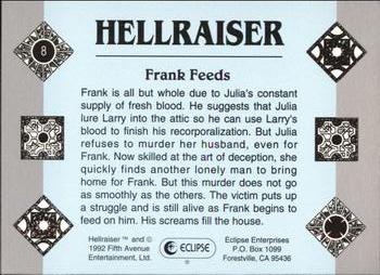 1992 Eclipse Hellraiser #8 Frank Feeds Back