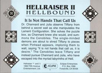 1992 Eclipse Hellraiser #30 It Is Not Hands That Call Us Back