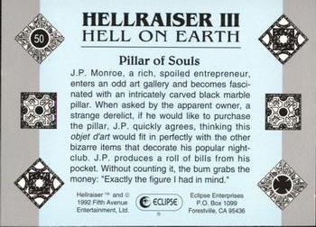 1992 Eclipse Hellraiser #50 Pillar of Souls Back