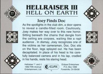 1992 Eclipse Hellraiser #77 Joey Finds Doc Back