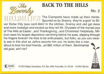 1993 Eclipse Beverly Hillbillies #67 Back to the Hills - No. 2 Back