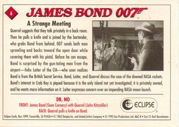 1993 Eclipse James Bond Series 1 #6 A Strange Meeting Back