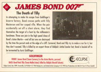 1993 Eclipse James Bond Series 1 #61 The Death of Tilly Back