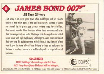 1993 Eclipse James Bond Series 1 #68 All That Glitters Back