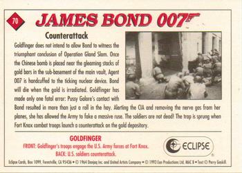 1993 Eclipse James Bond Series 1 #70 Counterattack Back