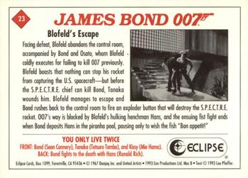 1993 Eclipse James Bond Series 2 #23 Blofeld's Escape Back