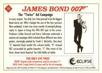 1993 Eclipse James Bond Series 2 #25 The 
