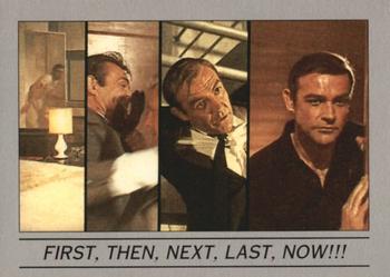 1993 Eclipse James Bond Series 2 #28 First, Then, Next, Last, Now!!! Front