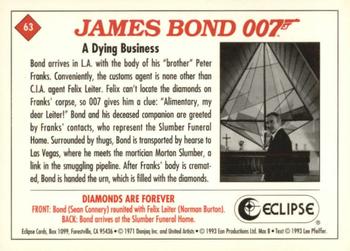 1993 Eclipse James Bond Series 2 #63 A Dying Business Back