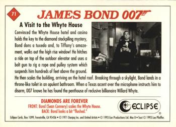 1993 Eclipse James Bond Series 2 #71 A Visit to the Whyte House Back