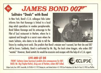 1993 Eclipse James Bond Series 2 #86 Solitaire 
