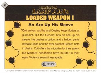 1993 Eclipse Loaded Weapon 1 #96 An Ace Up His Sleeve Back