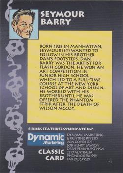 1994 Dynamic The Phantom Series 1 #3 Seymour Barry Back