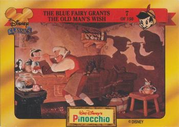 1993 Dynamic Disney Classics #7 The Blue Fairy grants the old man's wish Front