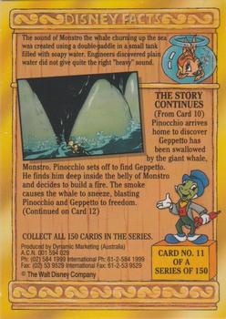1993 Dynamic Disney Classics #11 Geppetto & Pinocchio escape from the whale Back