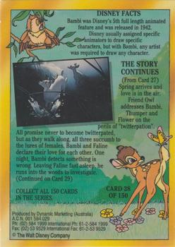 1993 Dynamic Disney Classics #28 The joys of being 'twitterpated' Back