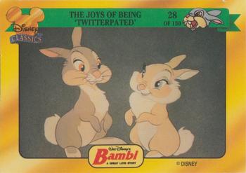 1993 Dynamic Disney Classics #28 The joys of being 'twitterpated' Front