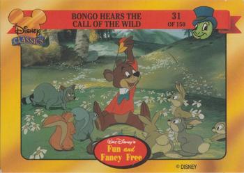 1993 Dynamic Disney Classics #31 Bongo hears the call of the wild Front