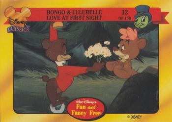 1993 Dynamic Disney Classics #32 Bongo & Lulubelle love at first sight Front