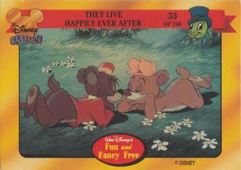 1993 Dynamic Disney Classics #33 They live happily ever after Front