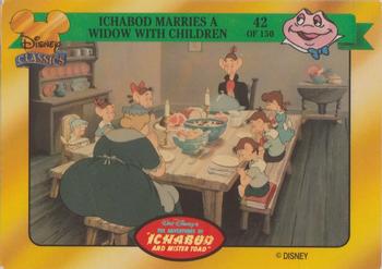 1993 Dynamic Disney Classics #42 Ichabod marries a widow with children Front