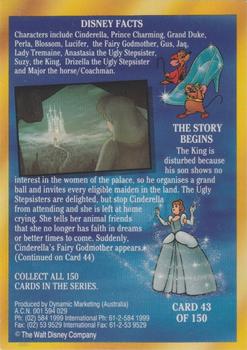 1993 Dynamic Disney Classics #43 Cinderella's Fairy Godmother appears Back