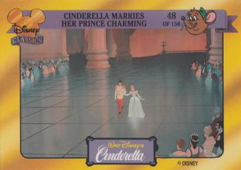1993 Dynamic Disney Classics #48 Cinderella marries her Prince Charming Front