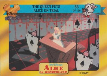1993 Dynamic Disney Classics #53 The Queen puts Alice on trial Front