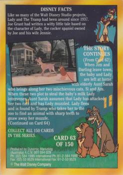 1993 Dynamic Disney Classics #63 Lady and the Tramp Back