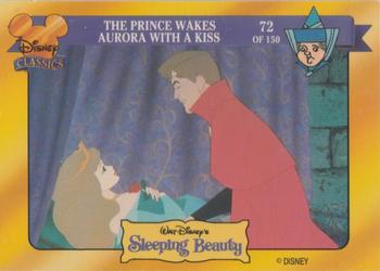1993 Dynamic Disney Classics #72 The Prince wakes Aurora with a kiss Front