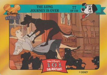 1993 Dynamic Disney Classics #77 The long journey is over Front