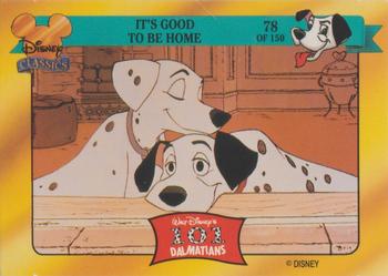 1993 Dynamic Disney Classics #78 It's good to be home Front