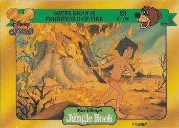 1993 Dynamic Disney Classics #89 Shere Khan is frightened of fire Front