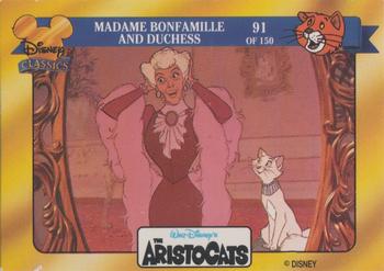 1993 Dynamic Disney Classics #91 Madame Bonfamille and Duchess Front