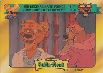 1993 Dynamic Disney Classics #100 Sir Reginald and Prince John - Are they friends? Front