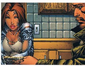 2000 Dynamic Forces Witchblade Millennium #63 Little did anyone know that Sara's father and Front