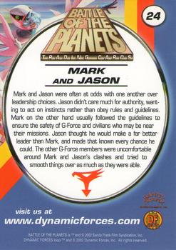 2002 Dynamic Forces Battle of the Planets #24 Mark and Jason Back