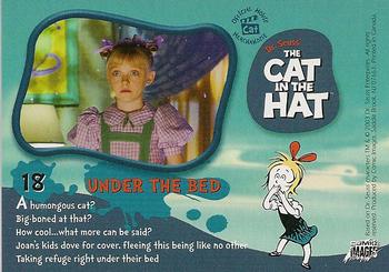2003 Comic Images The Cat in the Hat #18 Under the Bed Back
