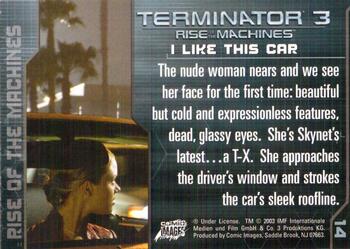 2003 Comic Images Terminator 3 #14 I Like This Car Back