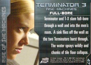 2003 Comic Images Terminator 3 #47 Full-Bore Back