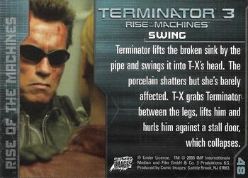 2003 Comic Images Terminator 3 #48 Swing Back