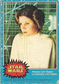 1977 O-Pee-Chee Star Wars #5 Princess Leia Organa Front