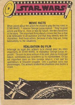 1977 O-Pee-Chee Star Wars #28 Luke agrees to join Ben Kenobi Back