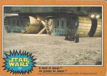 1977 O-Pee-Chee Star Wars #137 A band of Jawas Front