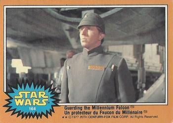 1977 O-Pee-Chee Star Wars #164 Guarding the Millennium Falcon Front