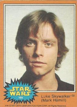 1977 O-Pee-Chee Star Wars #169 Luke Skywalker (Mark Hamill) Front