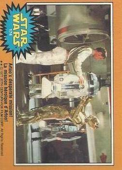 1977 O-Pee-Chee Star Wars #174 Artoo's desperate mission! Front