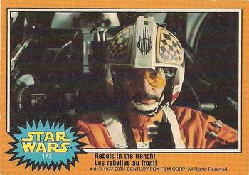 1977 O-Pee-Chee Star Wars #177 Rebels in the trench! Front